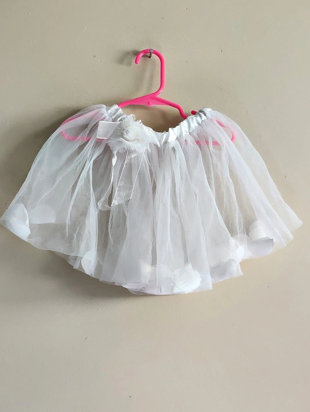 Toddler White Tulle Skirt - Size 2T/3T